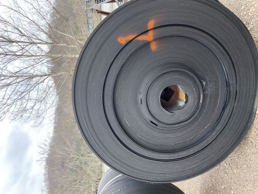 Lot of 10 Rolls of Fabric Conveyor Belt (Roll # 1-10)